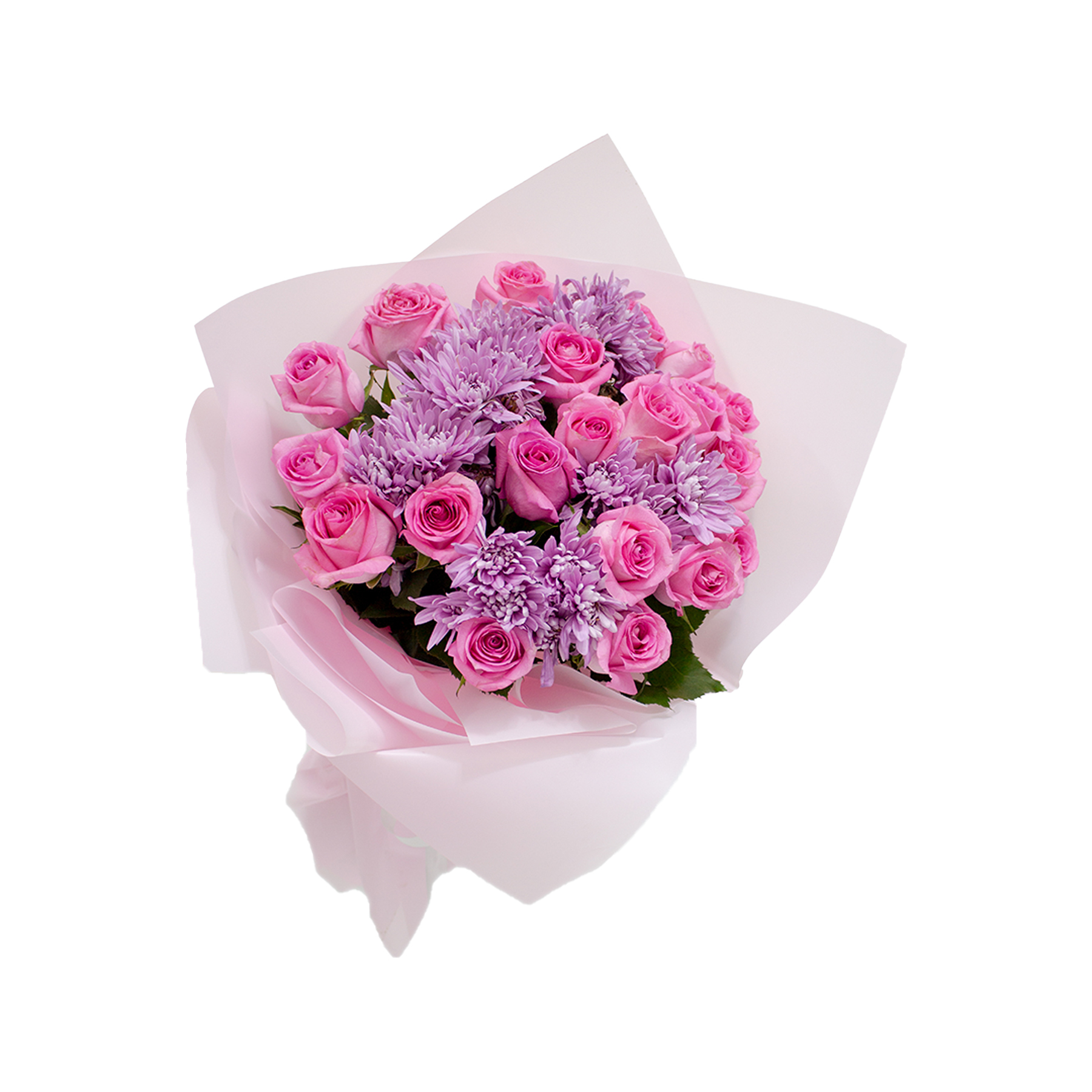 bouquet-of-pink-roses-with-purple-chrysanthemum1