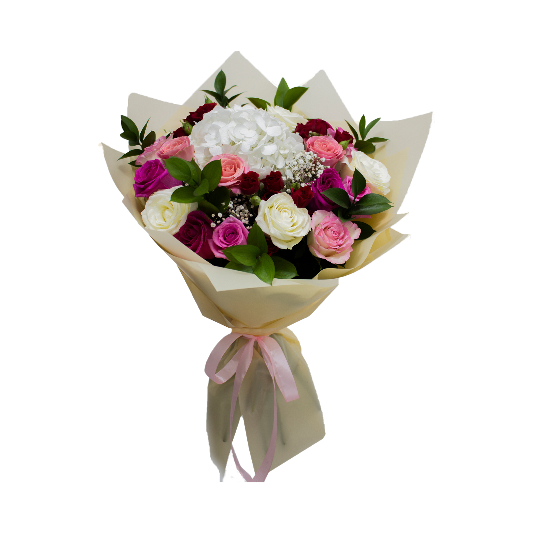 mix-pink-white-red-roses-with-hydrangea1